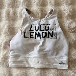 White Lululemon Sports Bra Size 4